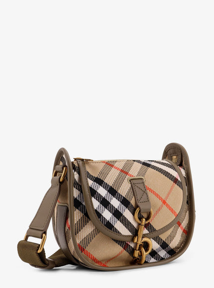 Burberry B Clip Mini Water-Repellent Canvas Crossbody Bag