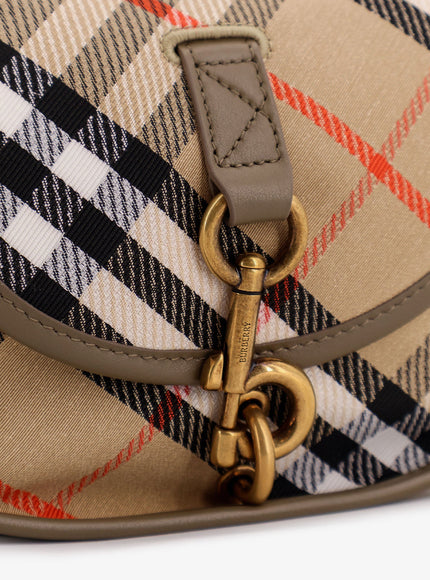 Burberry B Clip Mini Water-Repellent Canvas Crossbody Bag