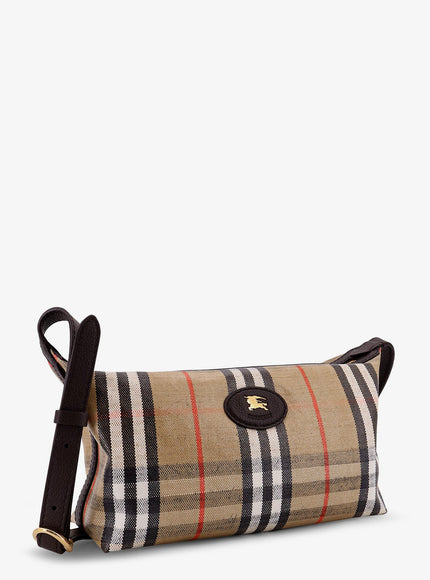 Burberry Highlands Viscose, Cotton And Linen Crossbody Bag