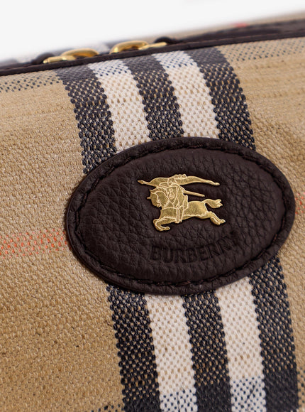 Burberry Highlands Viscose, Cotton And Linen Crossbody Bag