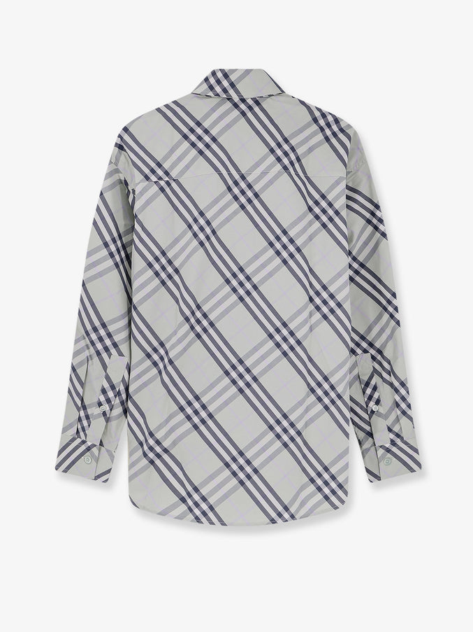 Burberry Emma Cotton Shirt With Check Pattern