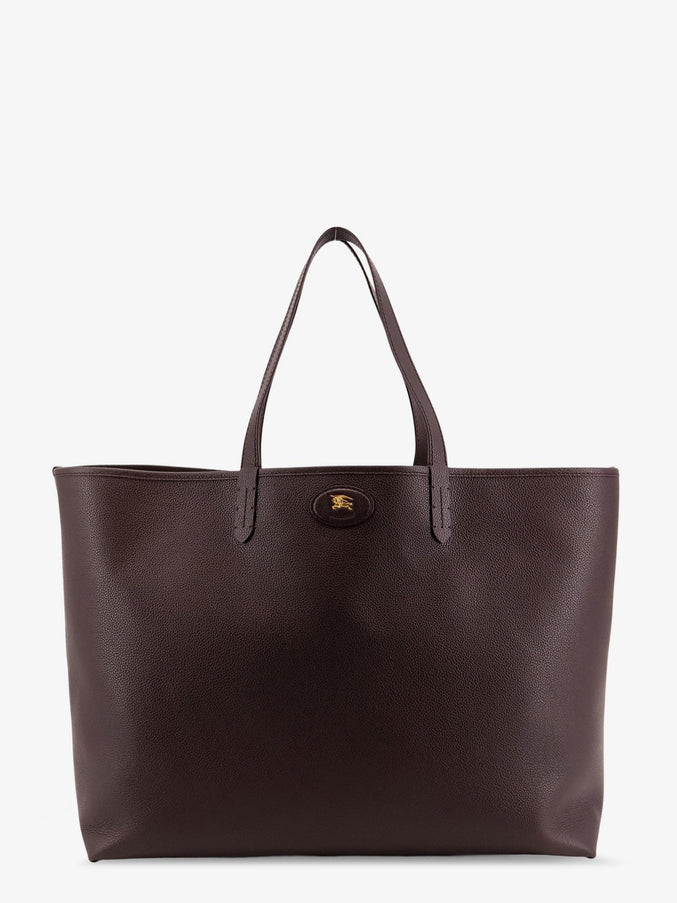 Burberry Reversible Shopping Bag With Check Pattern Uni Sand Peat