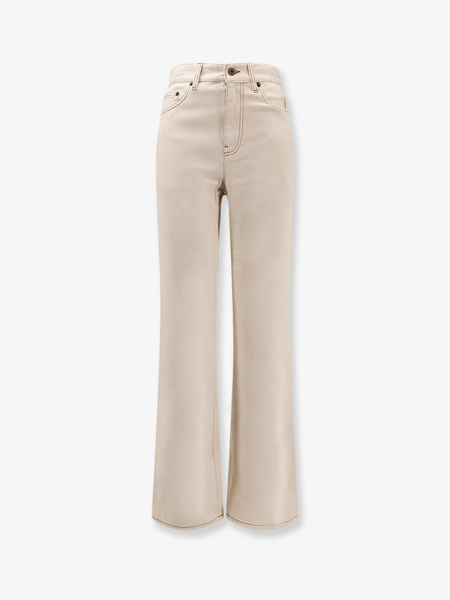 Burberry Denim Trousers Ceramic White