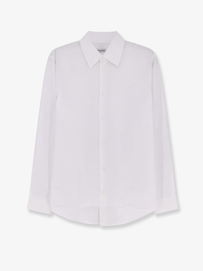 Burberry Sam Organic Cotton Shirt Optic White