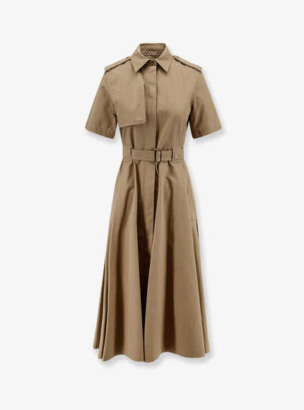Burberry Tanya Cotton Chemisier Dress 10 Puddle