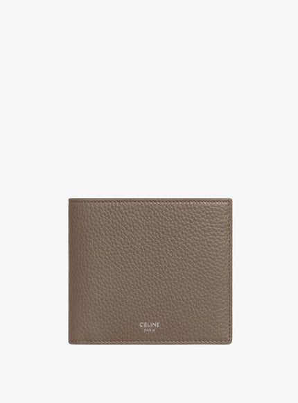 Celine Hammered Leather Bi-Fold Wallet Uni Souris