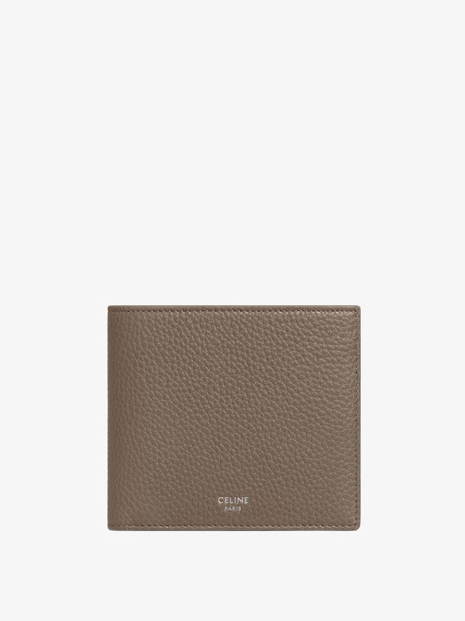 Celine Hammered Leather Bi-Fold Wallet Uni Souris