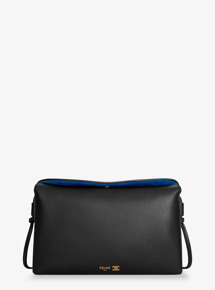 Celine Trio Leather Crossbody Bag Uni Black