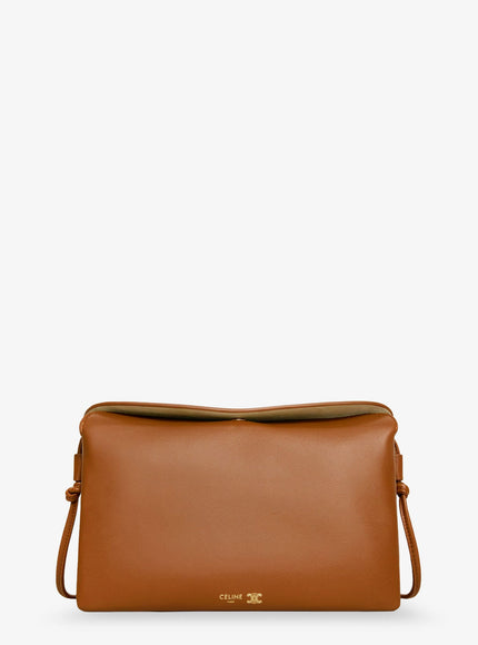 Celine Trio Leather Crossbody Bag Uni Soft Tan