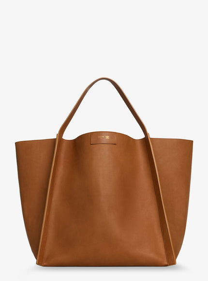 Celine Cube Leather Handbag Uni Soft Tan