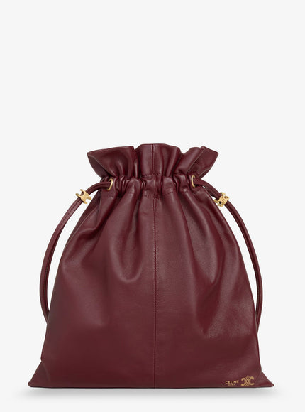 Celine Crystal Leather Crossbody Bag Uni Syrah