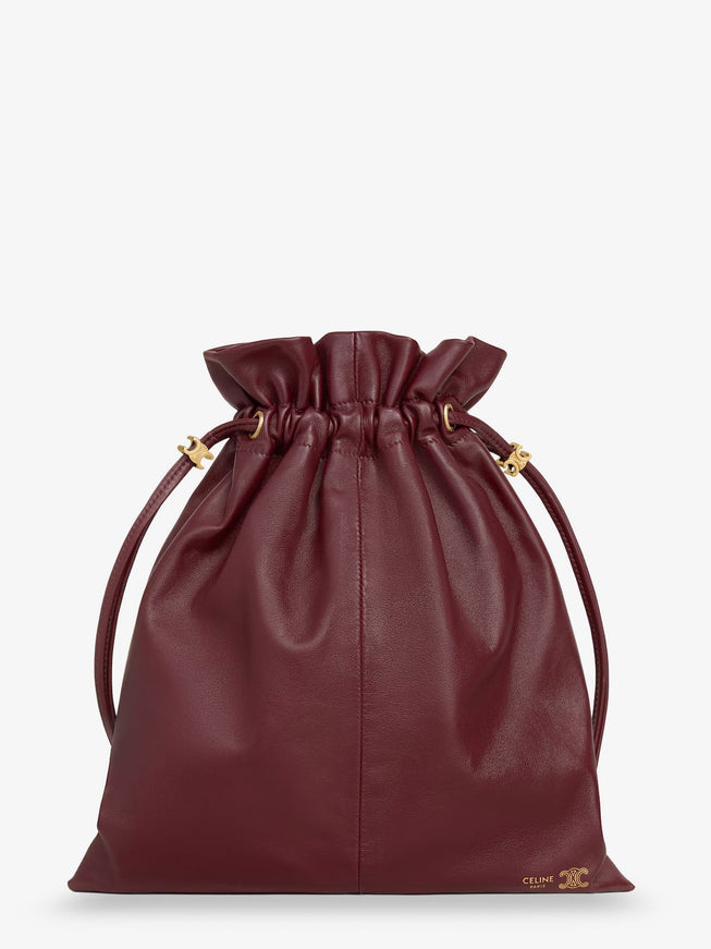 Celine Crystal Leather Crossbody Bag Uni Syrah