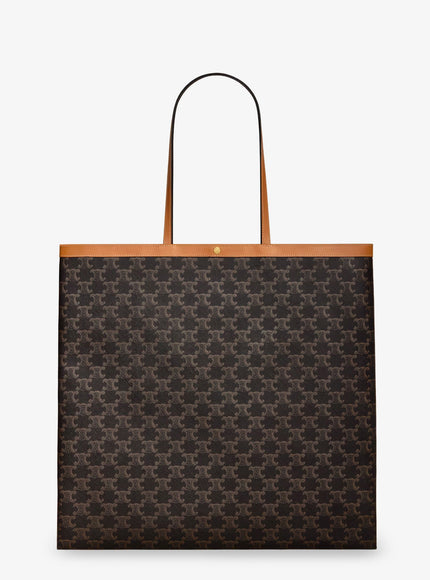 Celine Triomphe Fabric Shopper Bag