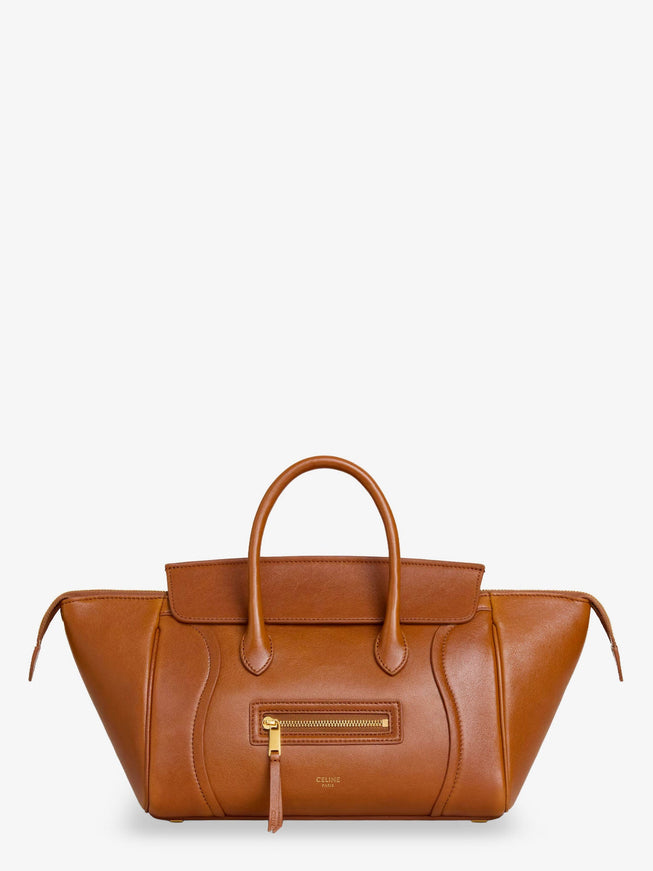 Celine New Luggage Small Leather Crossbody Bag Uni Soft Tan