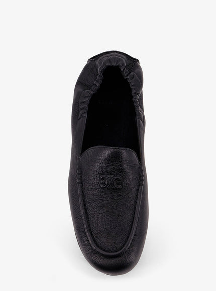 Celine Adam Leather Slip-On Loafers