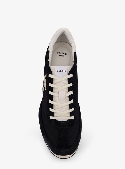 Celine Racer Nylon Sneakers With Triomphe Logo On The Side