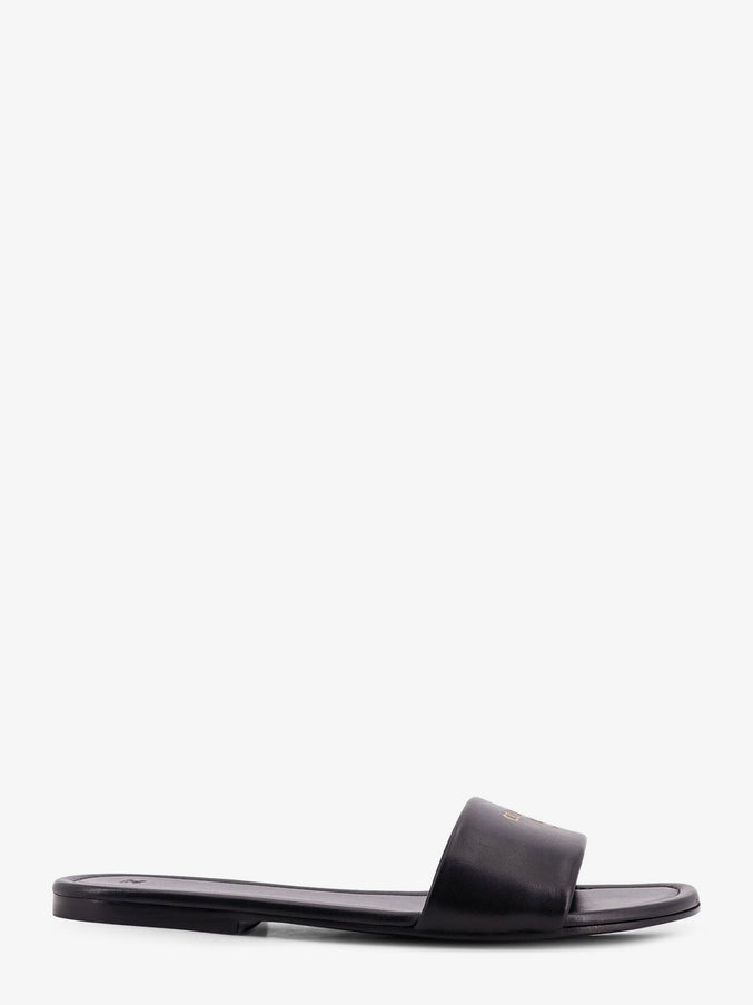 Celine Coast Mule Leather Sandals Black