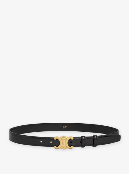 Celine Leather Belt Black