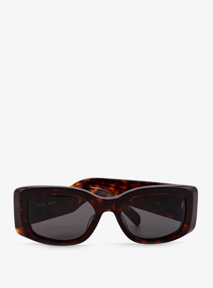 Celine Triomphe Xl 01 Acetate Sunglasses Uni Red Havana