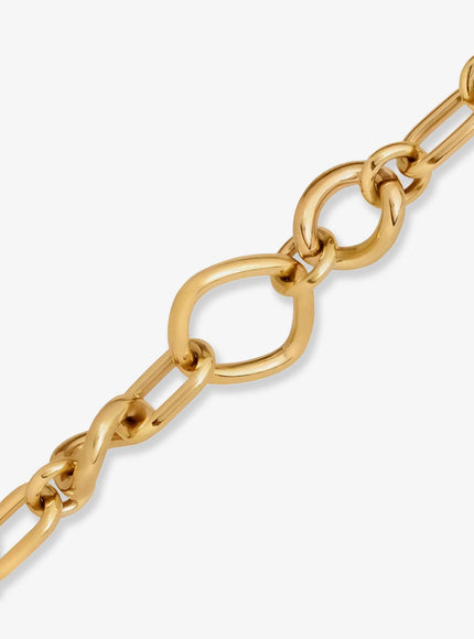 Celine Celine Charms Modern Brass Bracelet