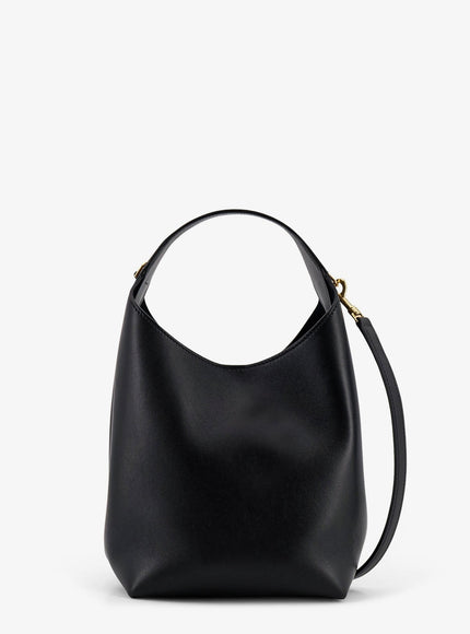 Celine Leather Crossbody Bag With Logo Lettering On The Bottom