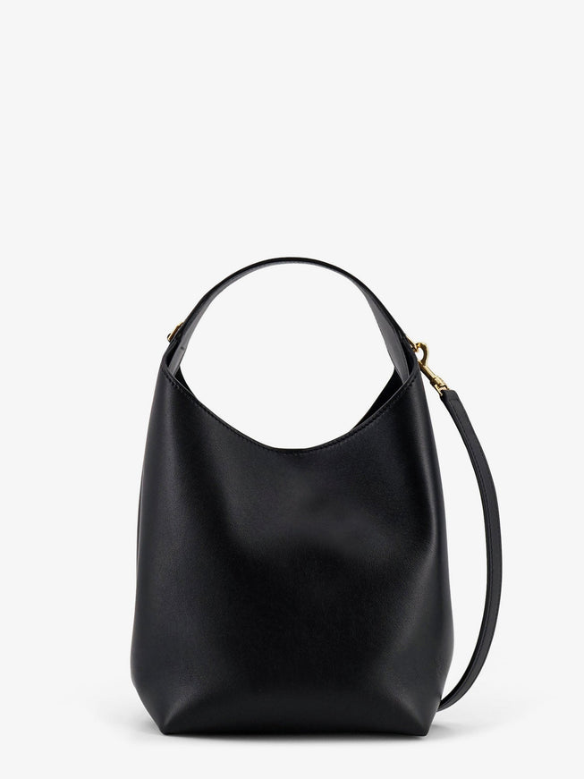 Celine Leather Crossbody Bag With Logo Lettering On The Bottom