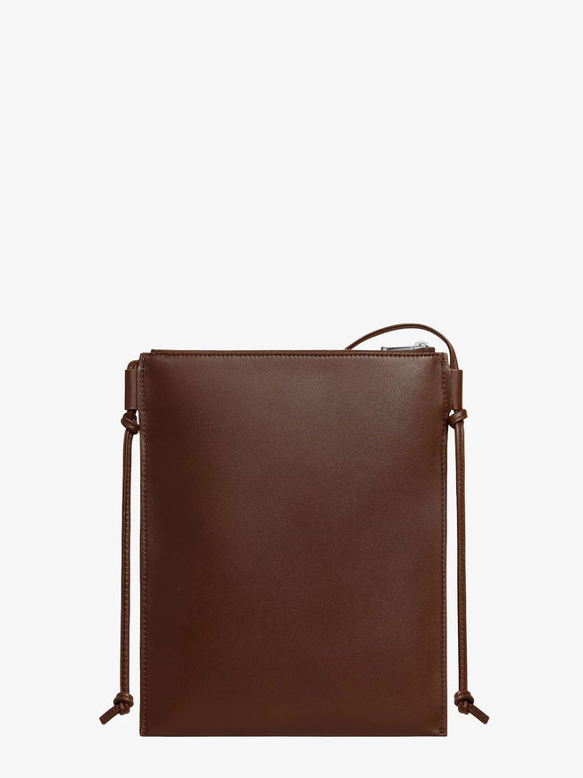 Celine Sharp Leather Crossbody Bag With Logo On The Front