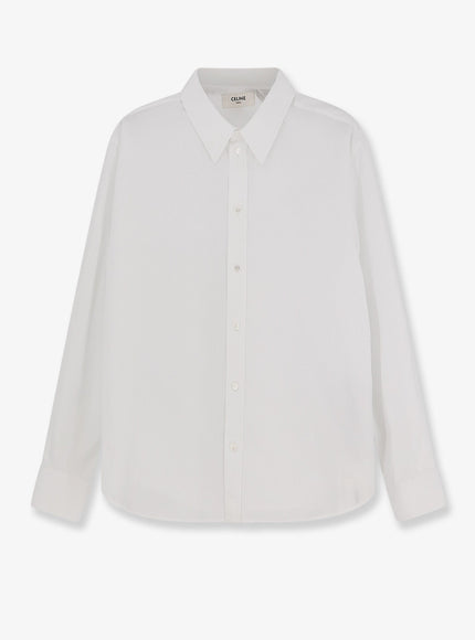 Celine Relaxed Cotton Shirt White