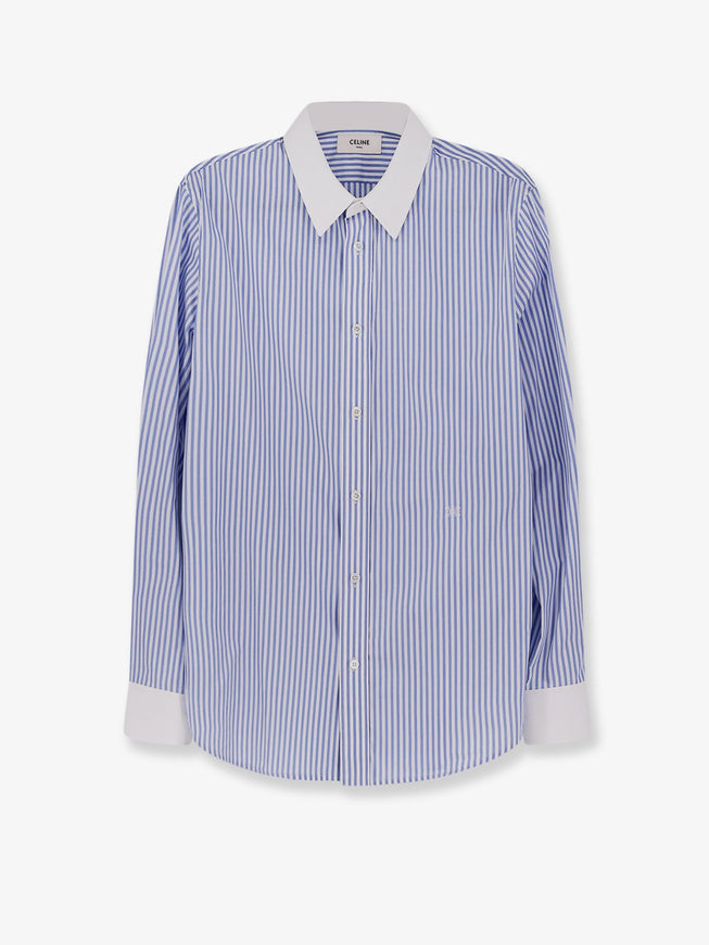 Celine Striped Cotton Shirt Craiebleuciel