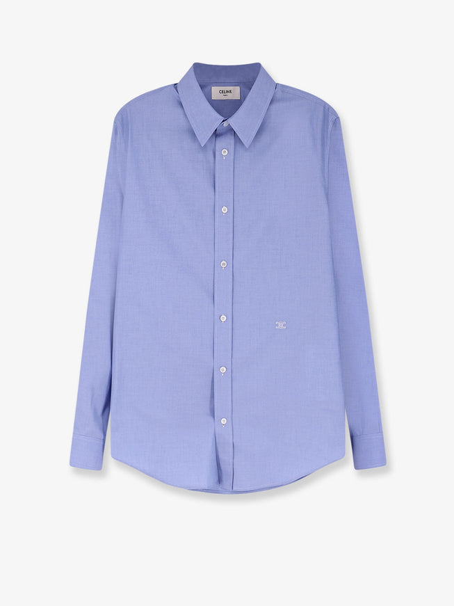 Celine Cotton Shirt Bleu