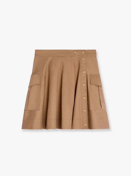 Celine Cotton Skirt Caramel