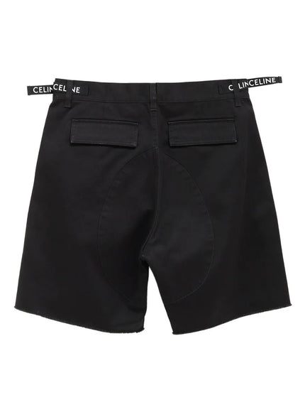 Celine Cargo Cotton Bermuda Shorts