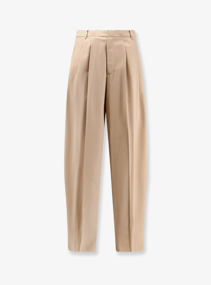 Celine Cotton Trousers Britishbeige
