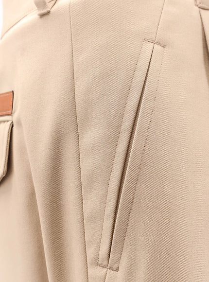 Celine Cotton Trousers