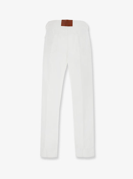 Celine Boyfriend Cotton Trousers