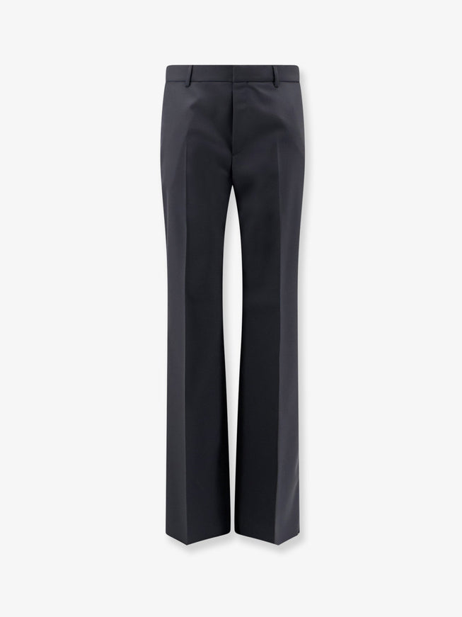 Celine Wool And Mohair Trousers Black