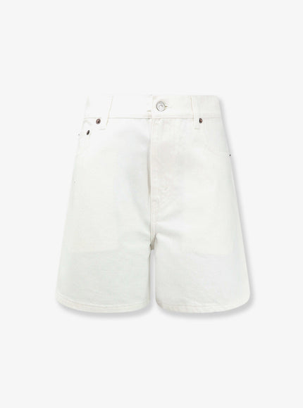 Celine 001 Denim Shorts Whiteheavystone