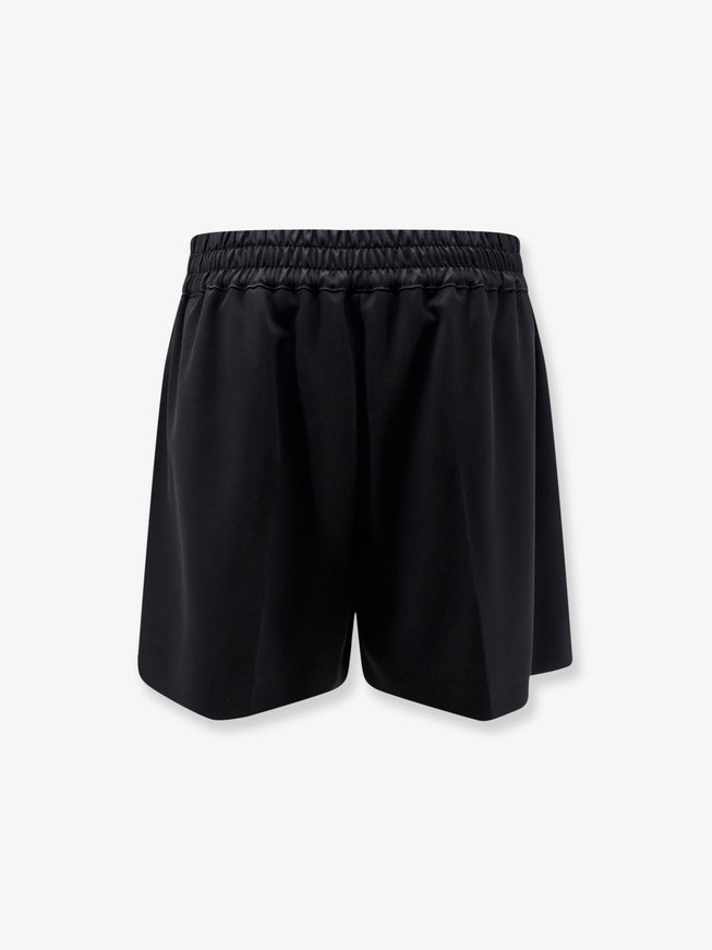 Celine Wool Shorts With Leather Tag