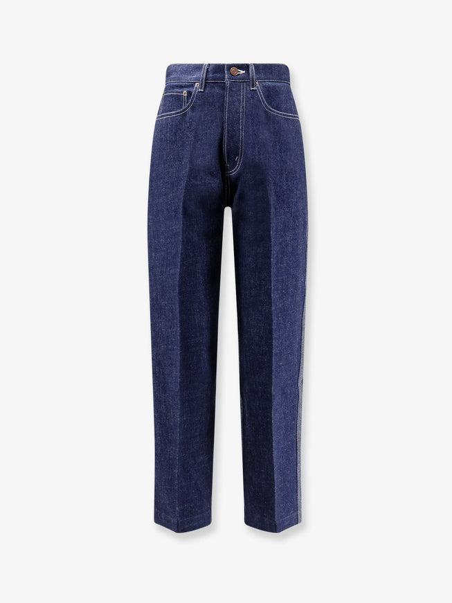 Celine Jeans With Stitched Profiles Lightrinse
