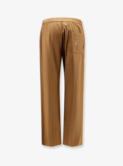 Celine Cotton And Linen Trousers