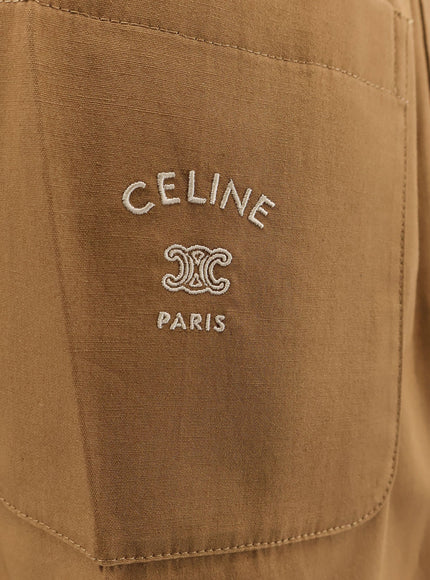 Celine Cotton And Linen Trousers