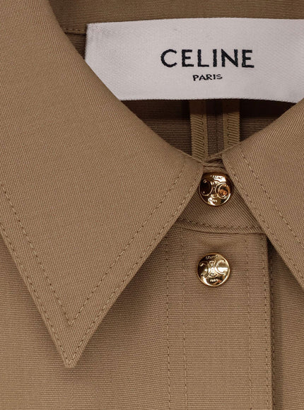 Celine Wool Chemisier Dress