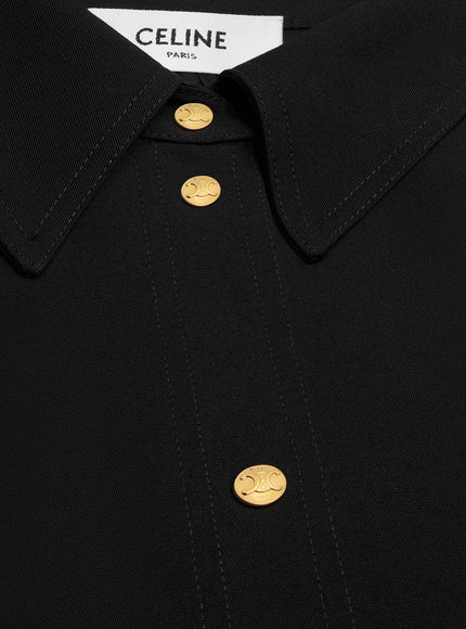 Celine Wool Chemisier Dress