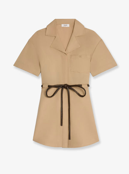 Celine Cotton And Silk Dress Corde