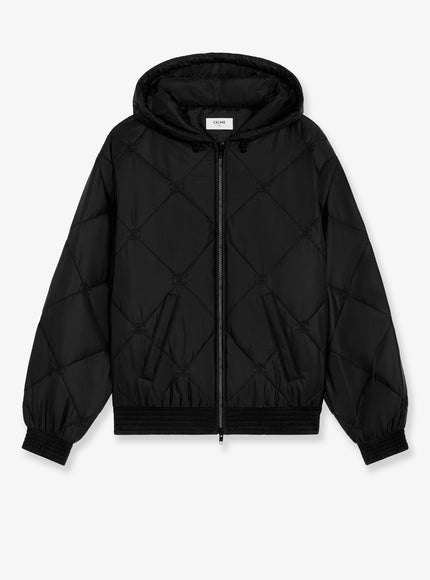 Celine Triomphe Quilted Jacket Black