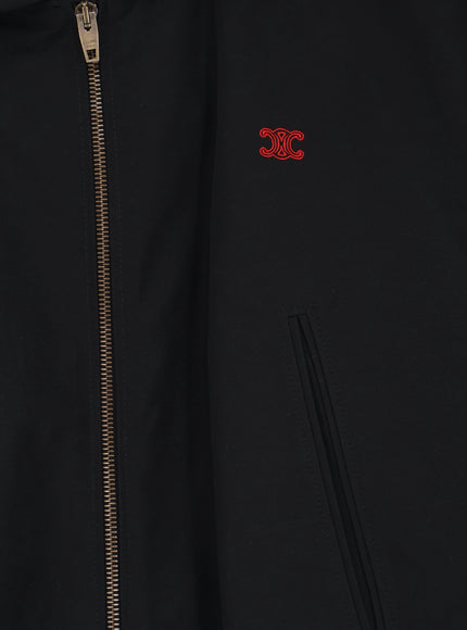 Celine Nylon And Cotton Windbreaker Jacket