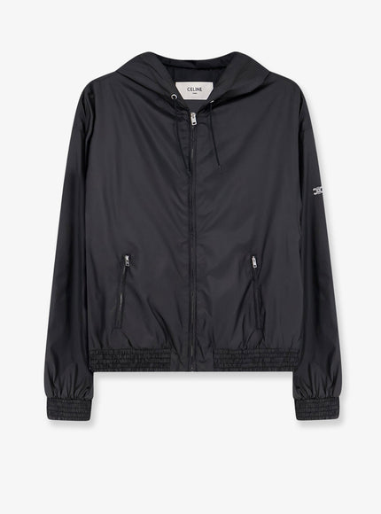 Celine Nylon Jacket With Triomphe Lining Black