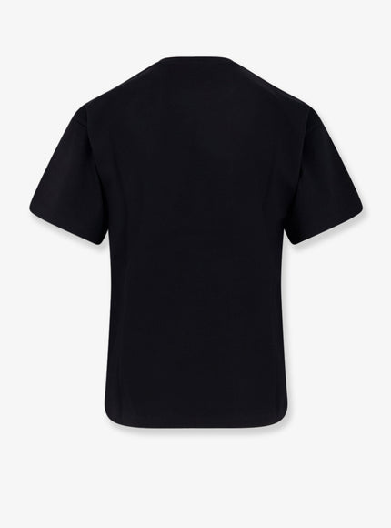 Celine Cotton T-Shirt With Contrasting Logo On The Front