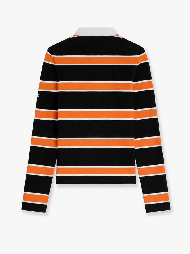 Celine Cotton Polo Shirt With Striped Pattern