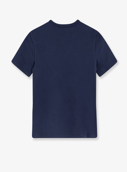 Celine Triomphe T-Shirt In Cotton Blend With Embroidered Logo